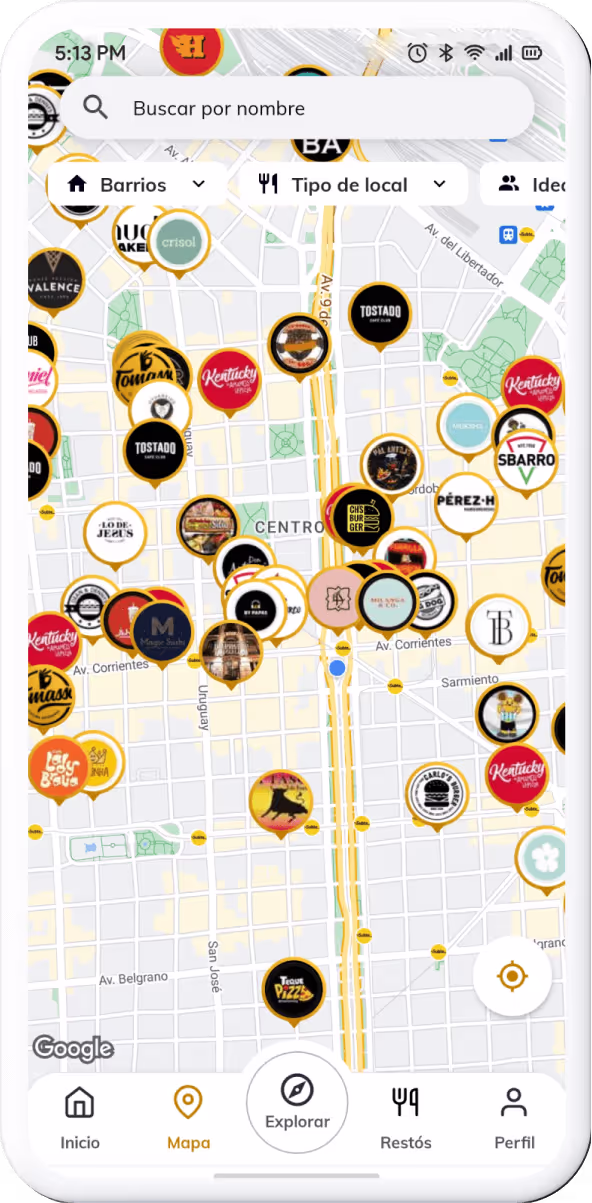 App Map Interface